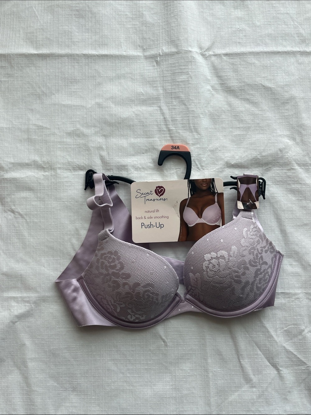 Secret Treasures Lavender Lace Push-Up Bra